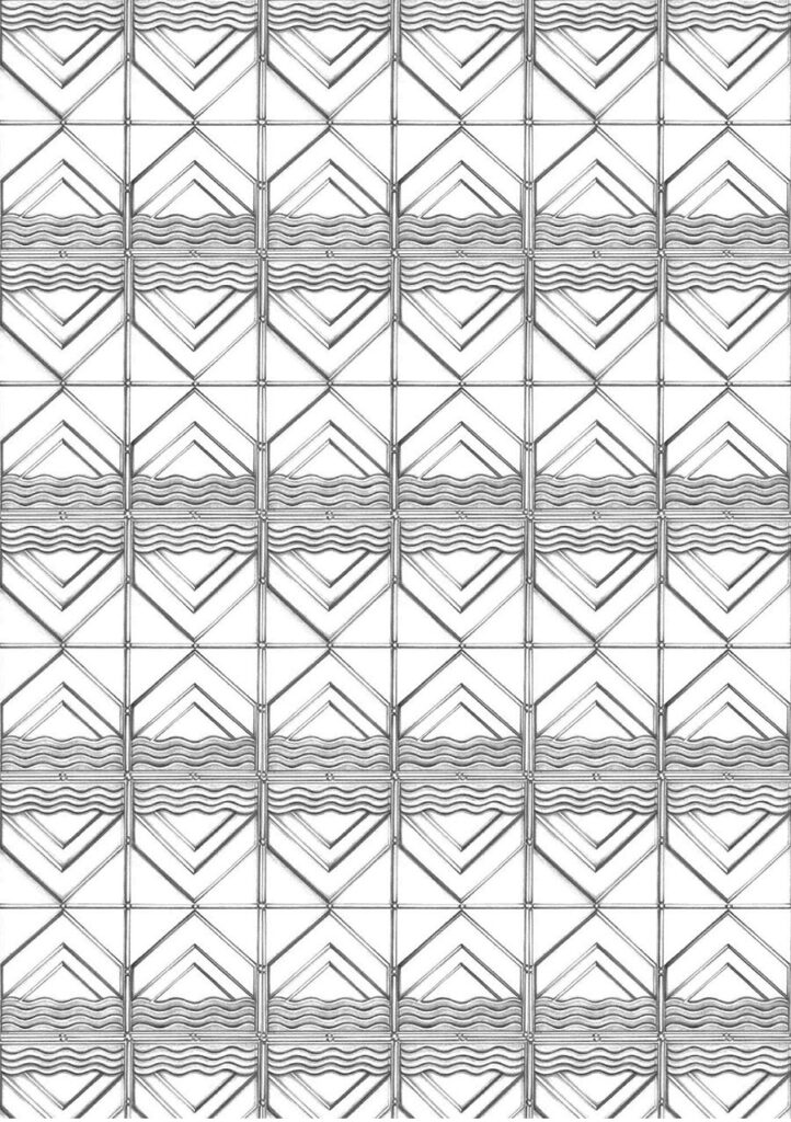 Pressed Metal Pattern Pacific - Sydney Pressed Metal